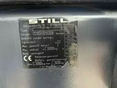 Elektro čtyřkolový VZV 2007  Still r60-25 (17)