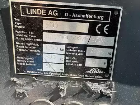 Elektro 3 Rad 2008  Linde E18 (16)