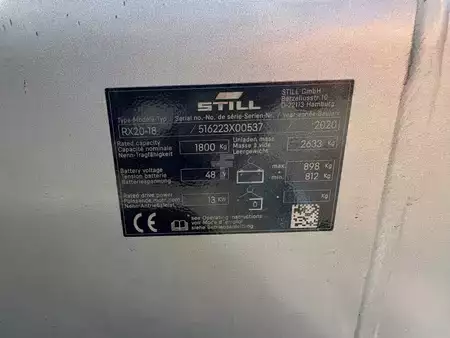Elektro tříkolové VZV 2020  Still RX20-18 (20)
