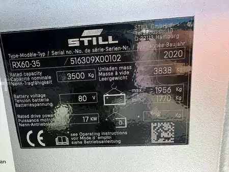 Carrelli elettrici 3 ruote 2020  Still RX60-35L (19)