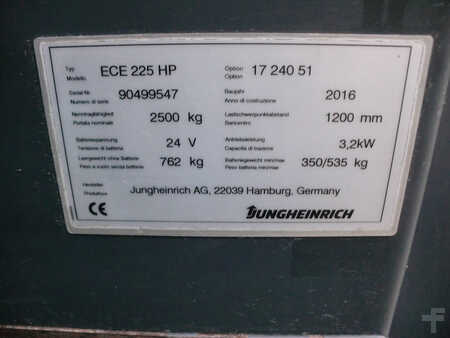 Jungheinrich ECE 225 HP 2400x510mm