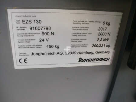 Vontató 2017  Jungheinrich EZS 130 Li-ion (7)