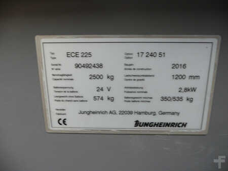 Jungheinrich ECE 225 2400x510mm