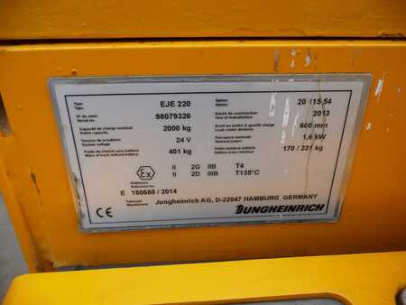 Transpaleta eléctrica 2013  Jungheinrich EJE 220 EX (7)
