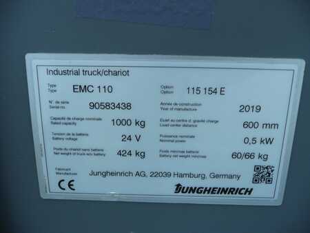 Apilador eléctrico 2019  Jungheinrich EMC 110 154 E (6)
