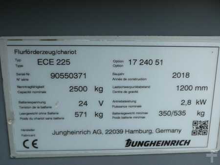 Horizontální vychystávací vozík 2018  Jungheinrich ECE 225 2400x510mm (7)