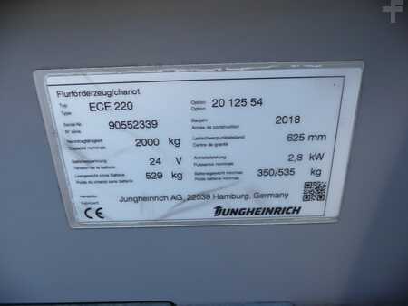 Horizontální vychystávací vozík 2018  Jungheinrich ECE 220 1250x540mm (8)