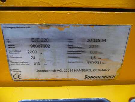Wózki niskiego podnoszenia 2014  Jungheinrich EJE 220 (7)