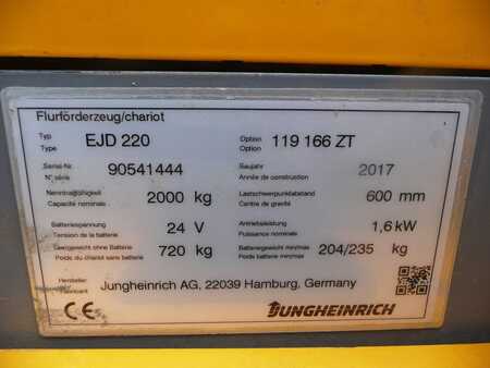 Apilador eléctrico 2017  Jungheinrich EJD 220 166 ZT Li-ion (7)