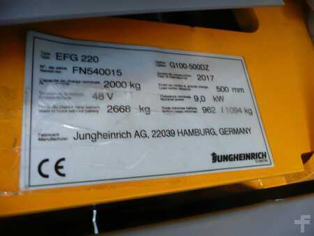 Elektromos 3 kerekű 2017  Jungheinrich EFG 220 500 DZ (11)