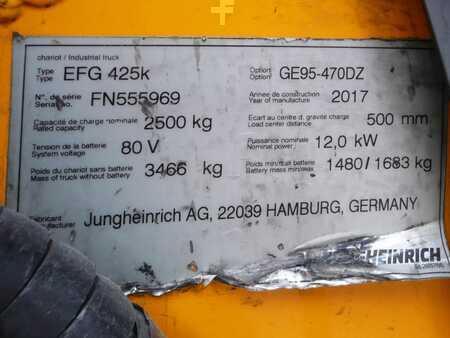 Elektrisk- 4 hjul 2017  Jungheinrich EFG 425k 470 DZ (10)