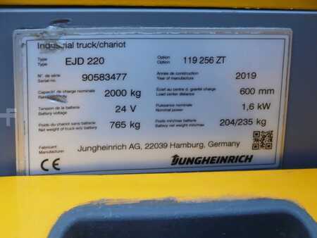 Magasemelésű béka 2019  Jungheinrich EJD 220 256 ZT (7)