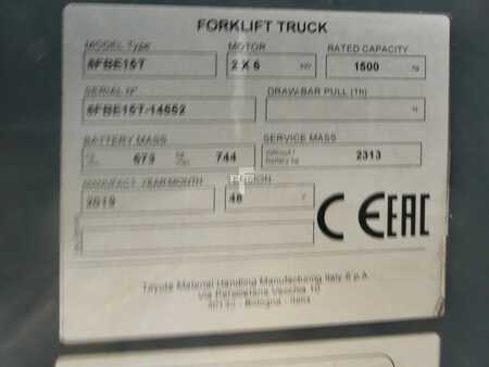 El Truck - 3-hjul 2019  Toyota 8FBE15T (11)