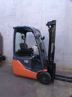 3-wiel elektrische heftrucks 2017  Toyota 8FBE15T (1)