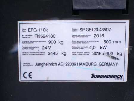Elektro tříkolové VZV 2016  Jungheinrich EFG 110k 435 DZ (11)