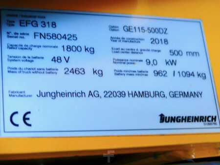 Electric - 4 wheels 2018  Jungheinrich EFG 318 500 DZ (11)