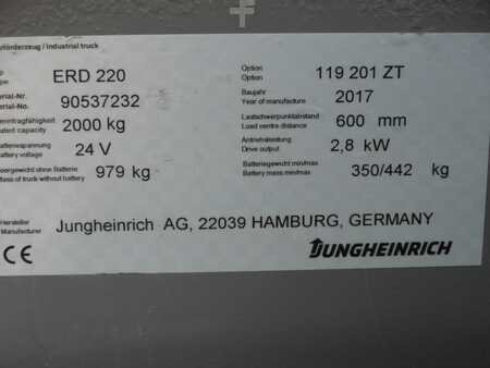 Ruční vysokozdvižný vozík 2017  Jungheinrich ERD 220 201 ZT (7)