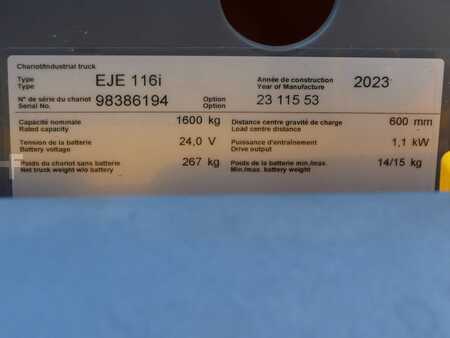 Transpallet elettrici 2023  Jungheinrich EJE 116i LI-ION (7)