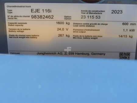 Transpallet elettrici 2023  Jungheinrich EJE 116i LI-ION (7)