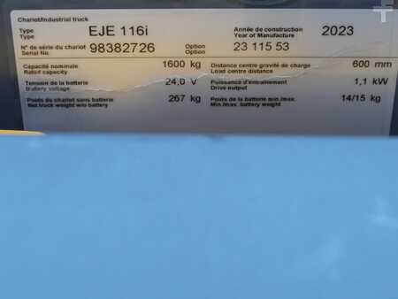 Niederhubwagen 2023  Jungheinrich EJE 116i LI-ION (7)
