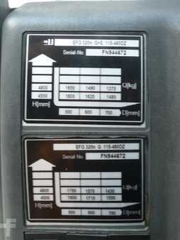 Elektromos 4 kerekű 2018  Jungheinrich EFG 320n 480 DZ (10)