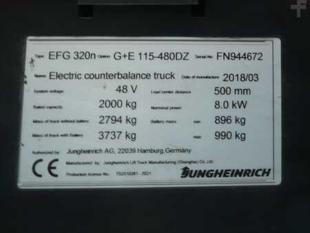 Elektromos 4 kerekű 2018  Jungheinrich EFG 320n 480 DZ (11)