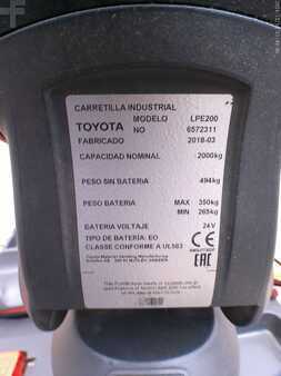 Wózki niskiego podnoszenia 2018  BT LPE 200 (7)