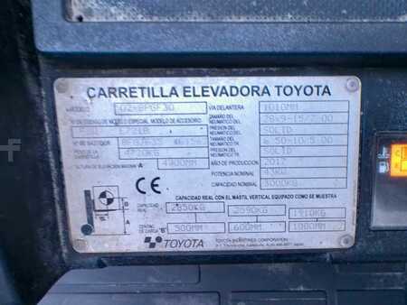 Chariots élévateurs GPL 2017  Toyota 02-8FGF30 MATRICULADA (9)