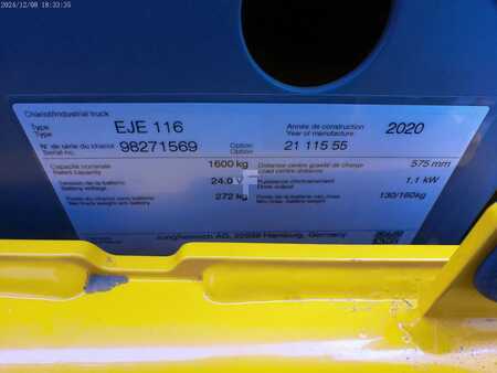 Transpallet elettrici 2020  Jungheinrich EJE 116 LI-ION (7)