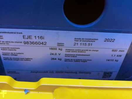 Transpallet elettrici 2022  Jungheinrich EJE 116i LI-ION (7)