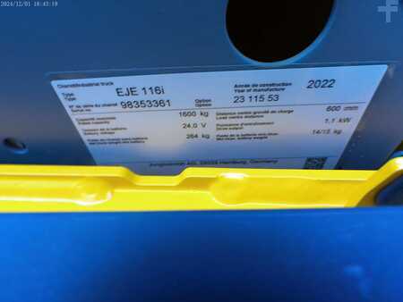 Transpallet elettrici 2022  Jungheinrich EJE 116i LI-ION (7)