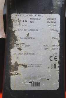 Wózki niskiego podnoszenia 2020  BT LWE 200 (7)