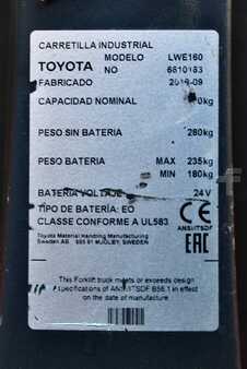 Wózki niskiego podnoszenia 2018  BT LWE 160 (6)