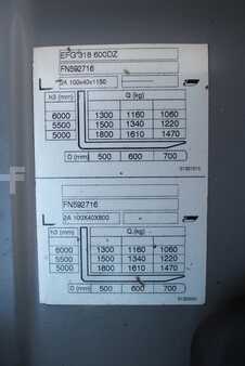 El truck - 4 hjulet 2019  Jungheinrich EFG 318 600 DZ LI-ION (10)