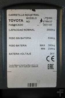 Wózki niskiego podnoszenia 2021  BT LPE 200 (7)