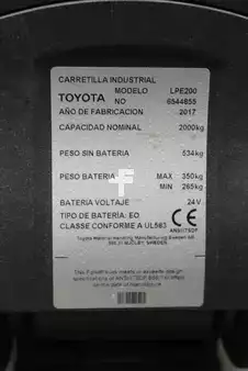 Lavtløftende truck 2017  BT LPE 200 FRUTERA (7)