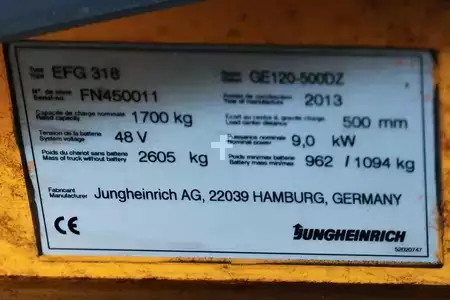El Truck - 4-hjul 2013  Jungheinrich EFG 318k 500 DZ (11)
