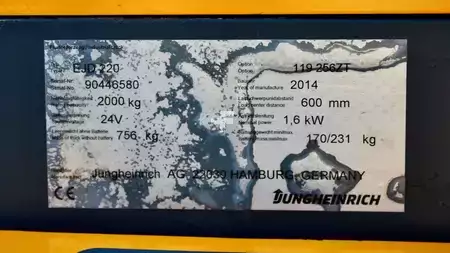 Pinontavaunu 2014  Jungheinrich EJD 220 256 ZT (8)