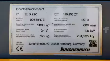 Pinontavaunu 2019  Jungheinrich EJD 220 256 ZT LI-ION (8)