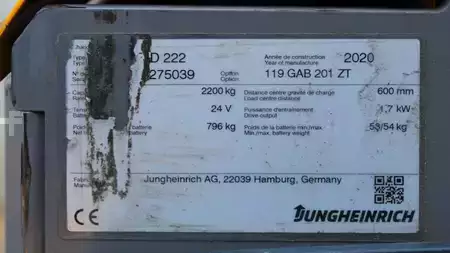 Pallestabler 2020  Jungheinrich EJD 222 201 ZT LI-ION (8)