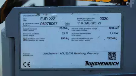 Pallestabler 2020  Jungheinrich EJD 222 201 ZT LI-ION (8)