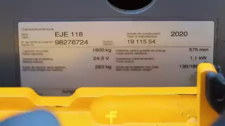 Transpaleta eléctrica 2020  Jungheinrich EJE 118 LI-ION (6)