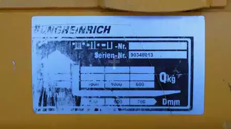 Ruční vysokozdvižný vozík 2009  Jungheinrich EJC 110 290 ZT (7)