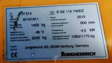 Carrelli retrattili 2015  Jungheinrich ETV 214 740 DZ (10)