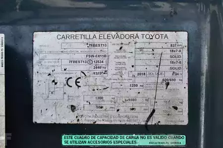 Elektro tříkolové VZV 2018  Toyota 7FBEST13 LI-ION (10)