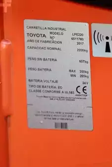 Wózki niskiego podnoszenia 2017  BT LPE 220 1590x550mm (7)