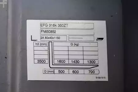 El Truck - 4-hjul 2021  Jungheinrich EFG 316k 350 ZT (9)