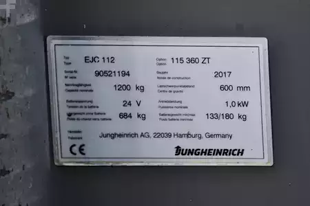 Ledstaplare gå 2017  Jungheinrich EJC 112 360 ZT (7)