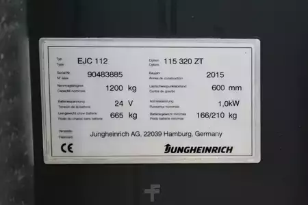 Ledstaplare gå 2015  Jungheinrich EJC 112 320 ZT (8)