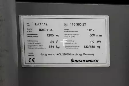 Ledstaplare gå 2017  Jungheinrich EJC 112 360 ZT (7)